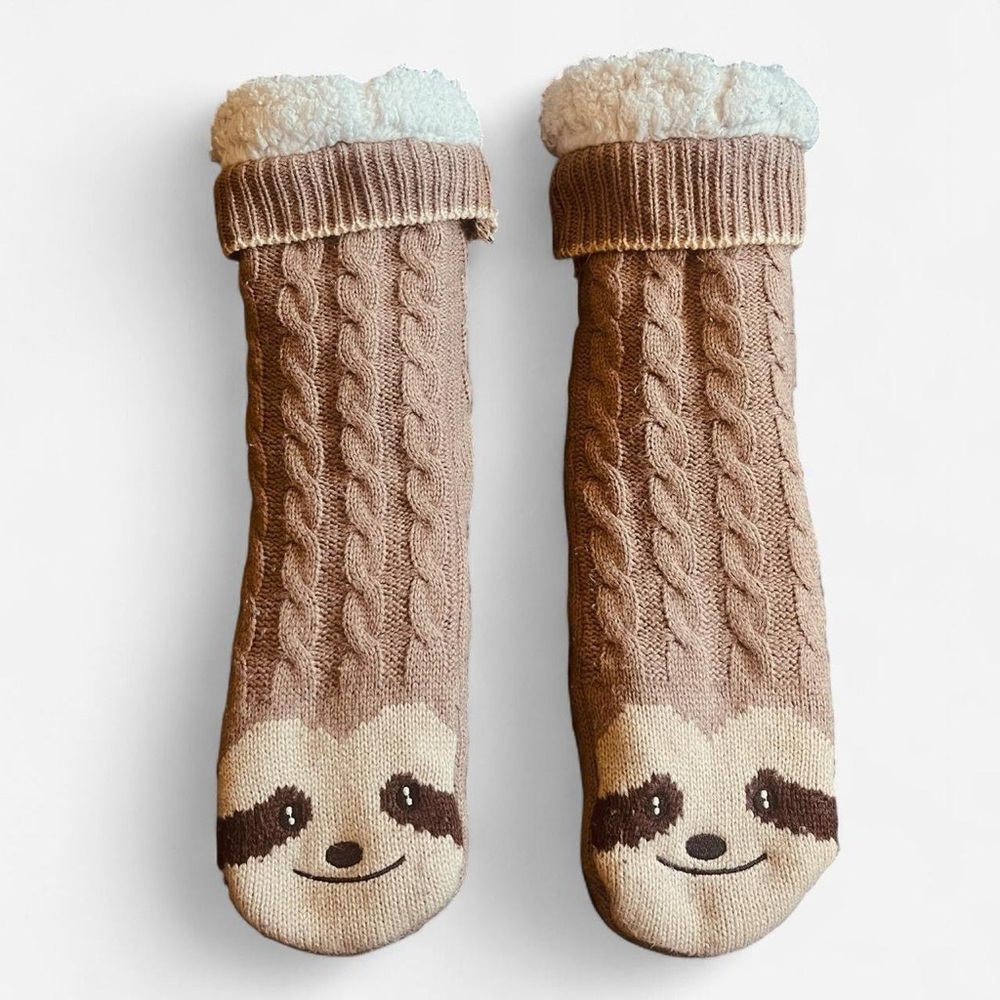 Sloth slipper socks